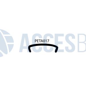 Perfil PVC Tapajunta x 6m Azul Acero