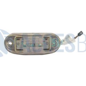 Faro Castilllo Lateral Sup. MP G7 C/led Cristal