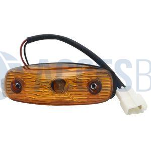 Faro Lateral Torino Moderno Ámbar Imp.