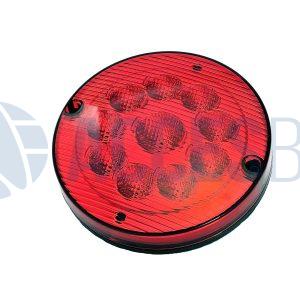 Faro Posterior BUSSCAR DD Redondo C/Led 155mm Rojo Imp.
