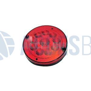 Faro Posterior Urbano C/Led 125mm Rojo Imp.