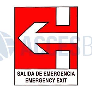Logo salida de emergencia C/Flechas