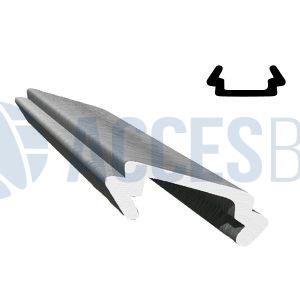 Perfil Aluminio gotero comil x 6m