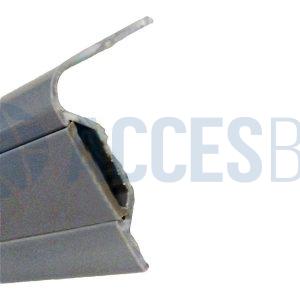 Perfil PVC Acabado interior de ventana T/L C/tapa