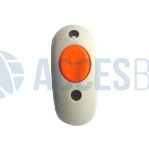 Timbre Urbano P/Tubo ovalado gris boton Naranja DNI