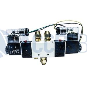 Válvula Eléctrica 5/2 Vías Imp.