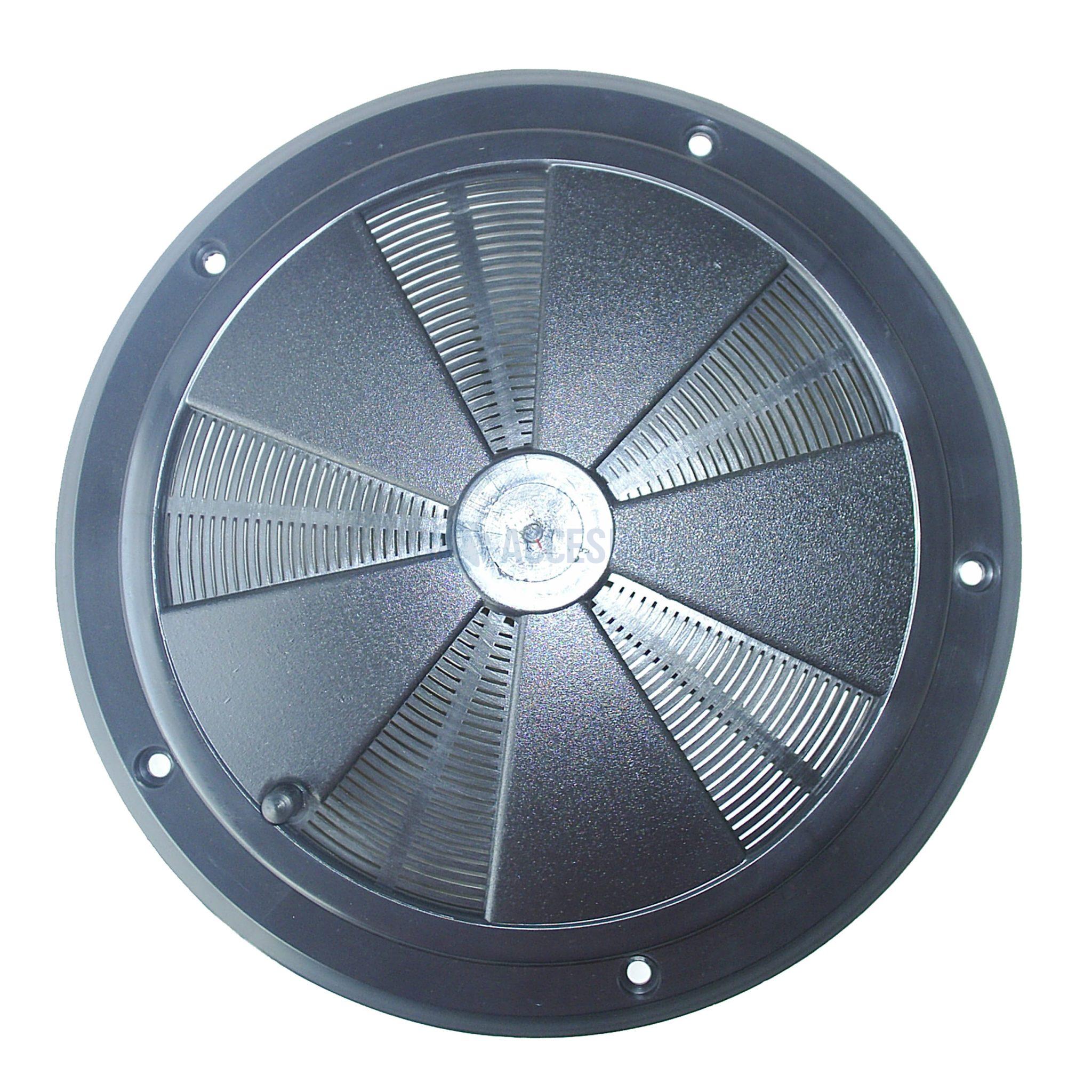 Cubierta De Drenaje Plástico 175 Mm Negro - Rejilla Para Hojas, Desagüe Exterior