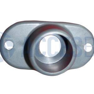 Zapata de Pared Gris Oscuro.