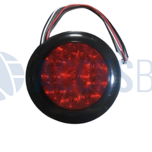 FAPO372 Faro Posterior Redondo C/10 Led Rojo Ø138mm C/3 Huecos 12-24V Alt.