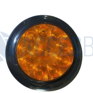 FAPO373 Faro Posterior Redondo C/10 Led Ambar Ø138mm C/3 Huecos 12-24V Alt.